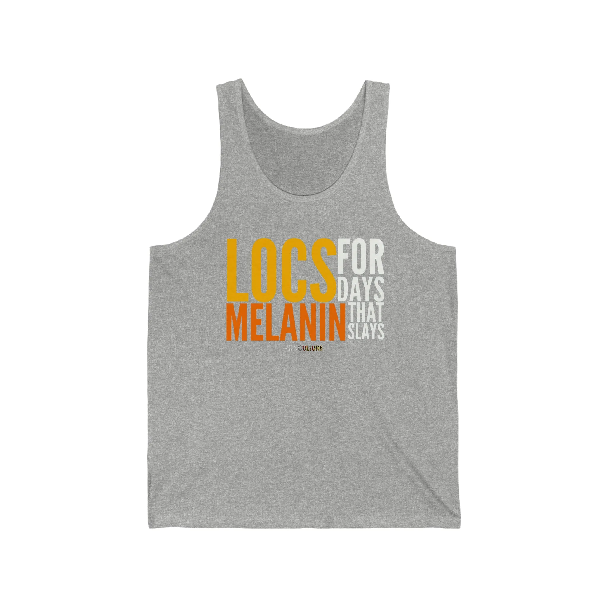 LOCS FOR DAYS Unisex Jersey Tank