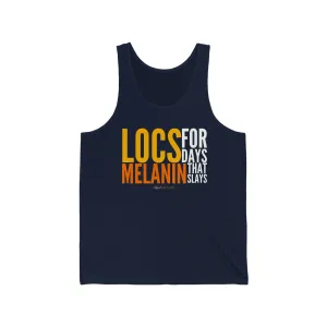 LOCS FOR DAYS Unisex Jersey Tank