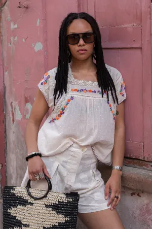 Louizon Woops Embroidered Blouse