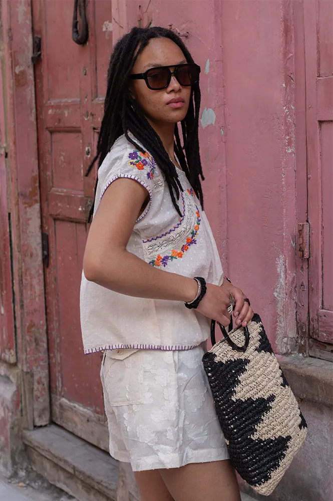 Louizon Woops Embroidered Blouse
