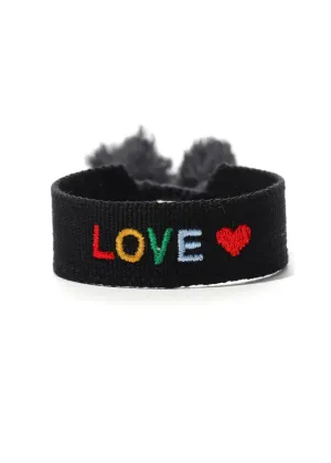 LOVE FRIENDSHIP BRACELET BLACK