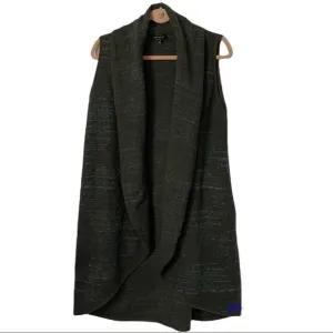 Lucky Brand Sleeveless Cotton/Wool Blend Duster Size L/XL