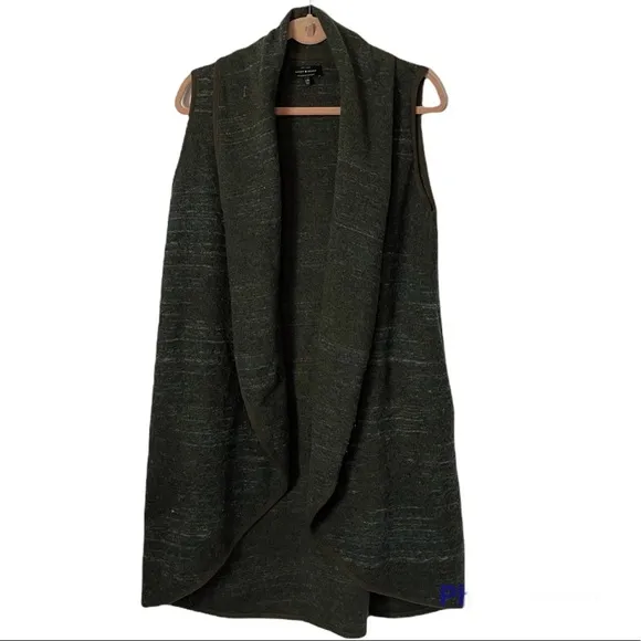 Lucky Brand Sleeveless Cotton/Wool Blend Duster Size L/XL