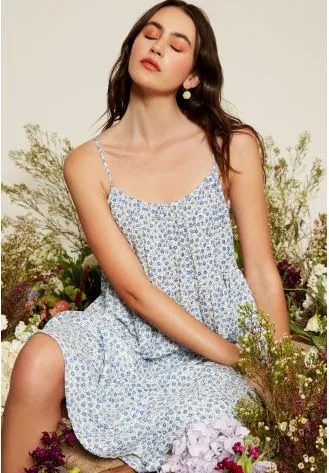 LUSH SOFT SPAGHETTI STRAP MIDI