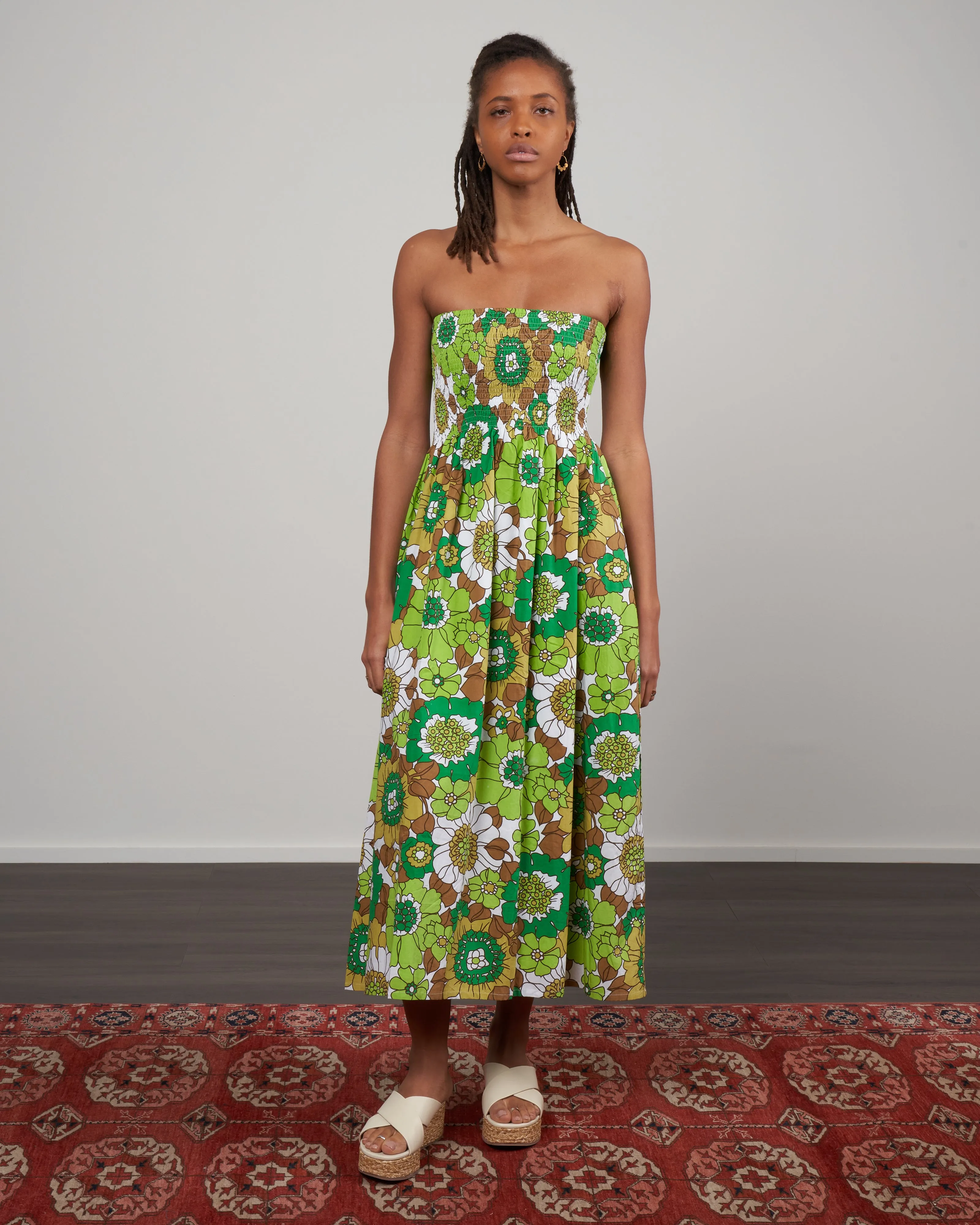 madella midi dress - camilla floral print