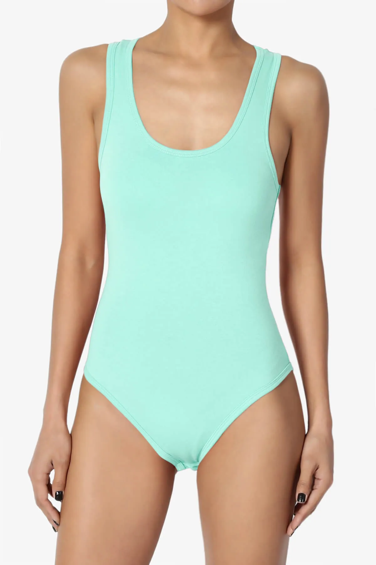 Maya Scoop Neck Tank Bodysuit