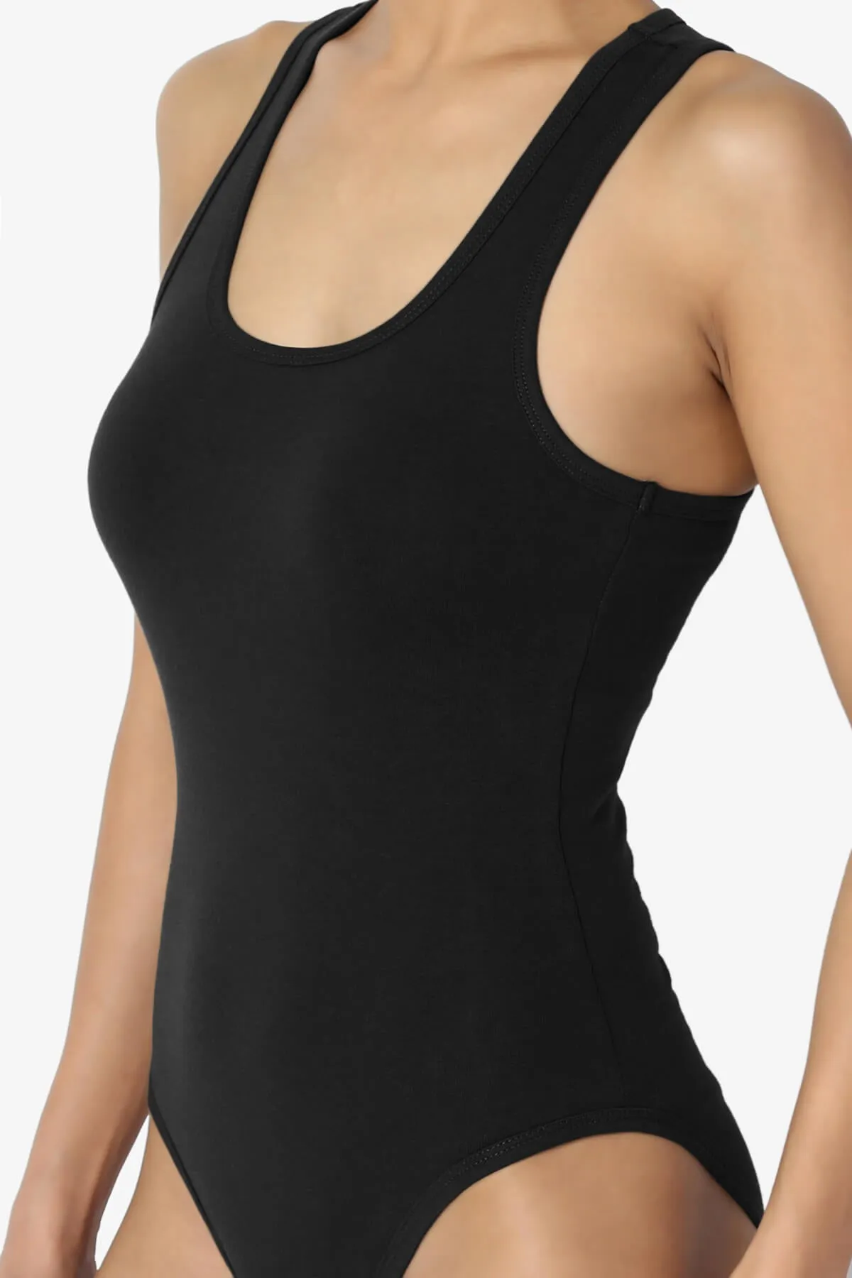 Maya Scoop Neck Tank Bodysuit