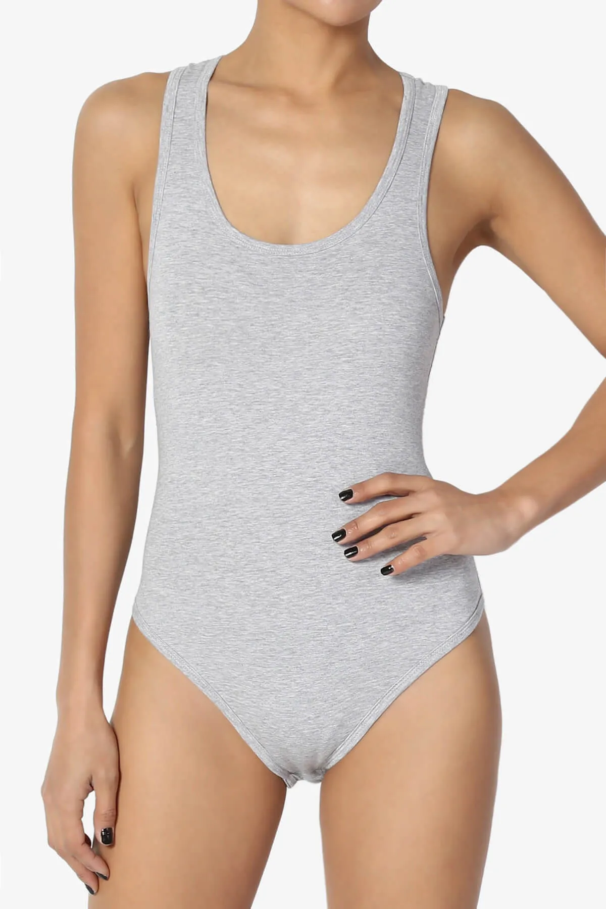 Maya Scoop Neck Tank Bodysuit