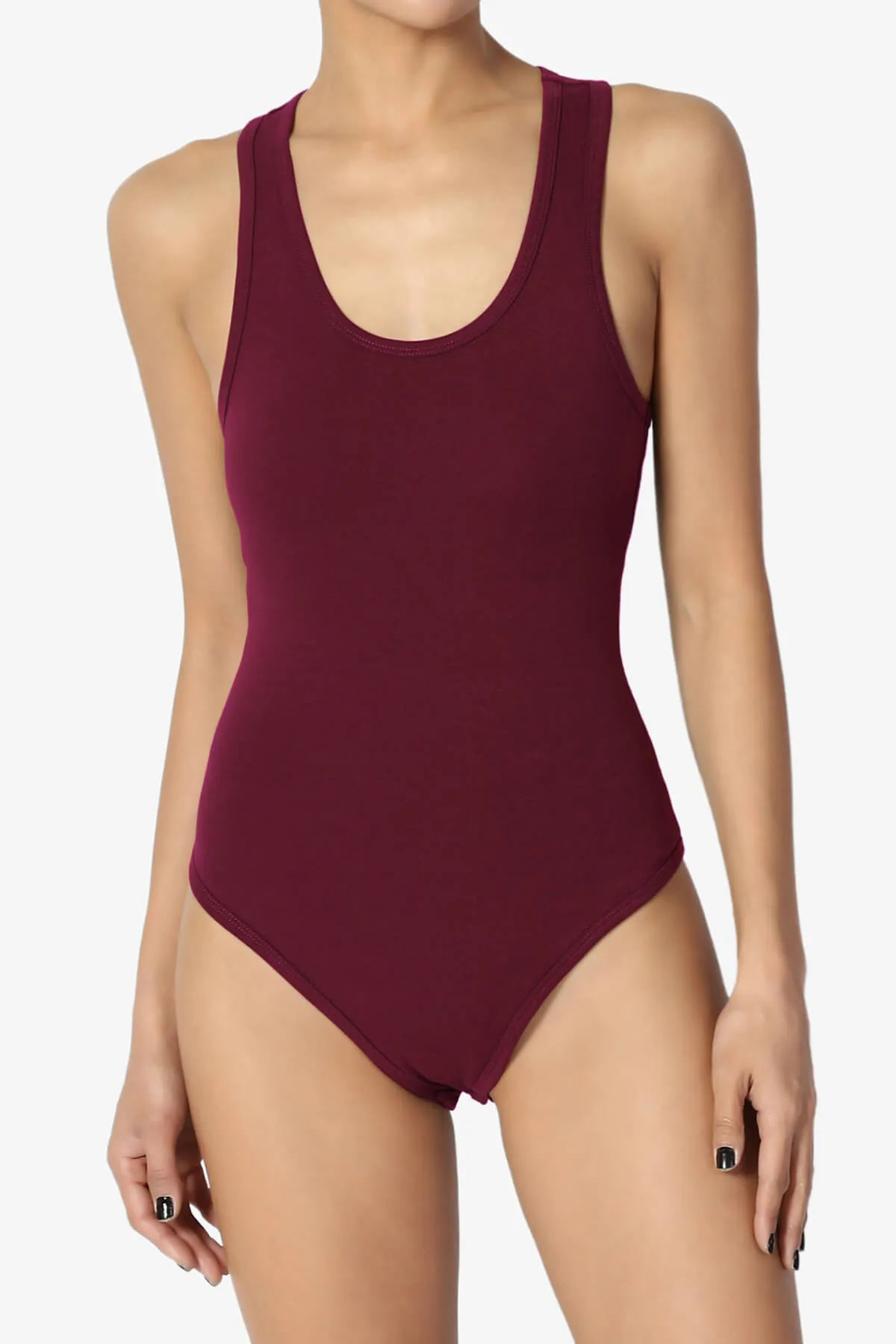 Maya Scoop Neck Tank Bodysuit