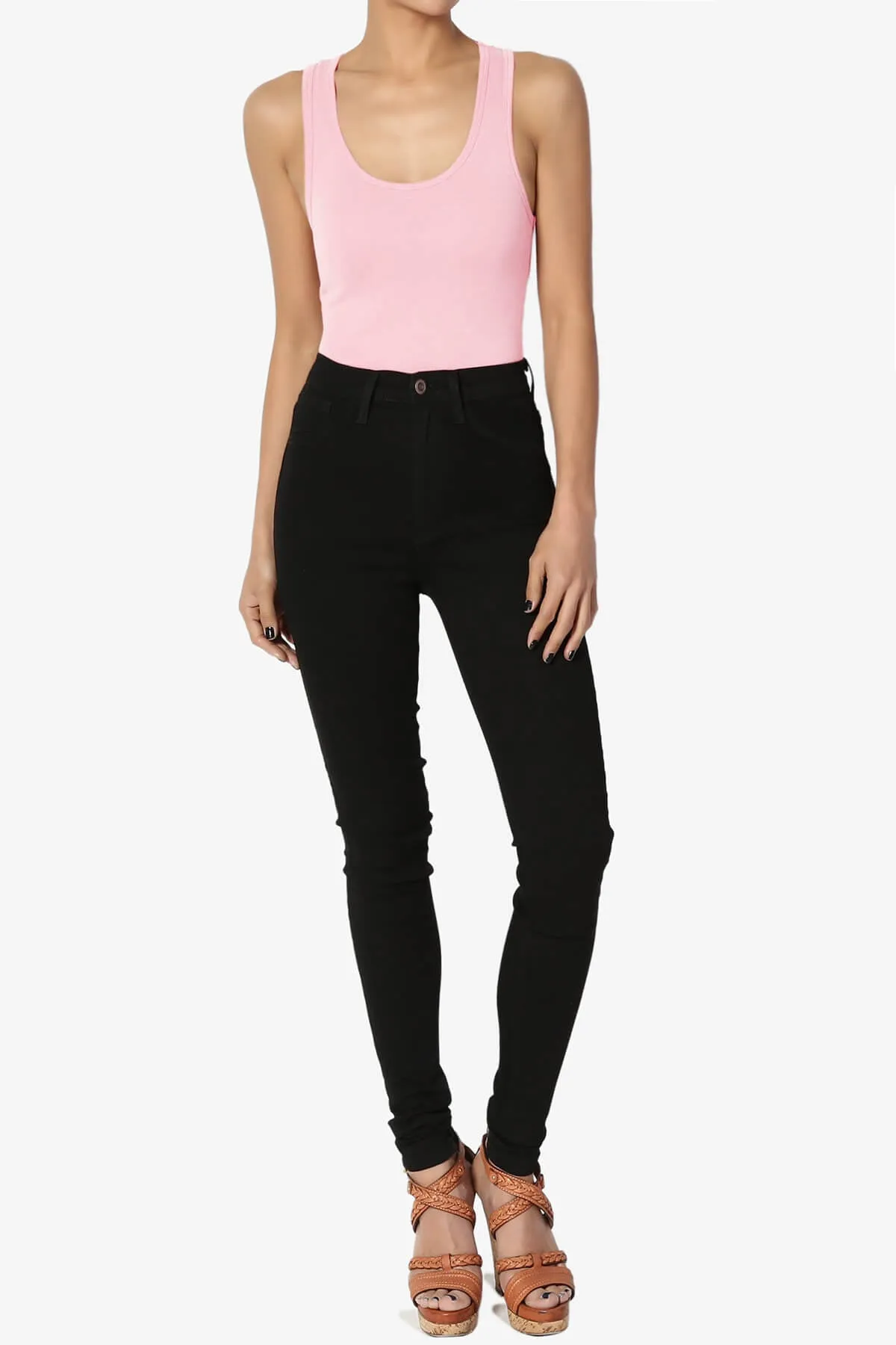 Maya Scoop Neck Tank Bodysuit