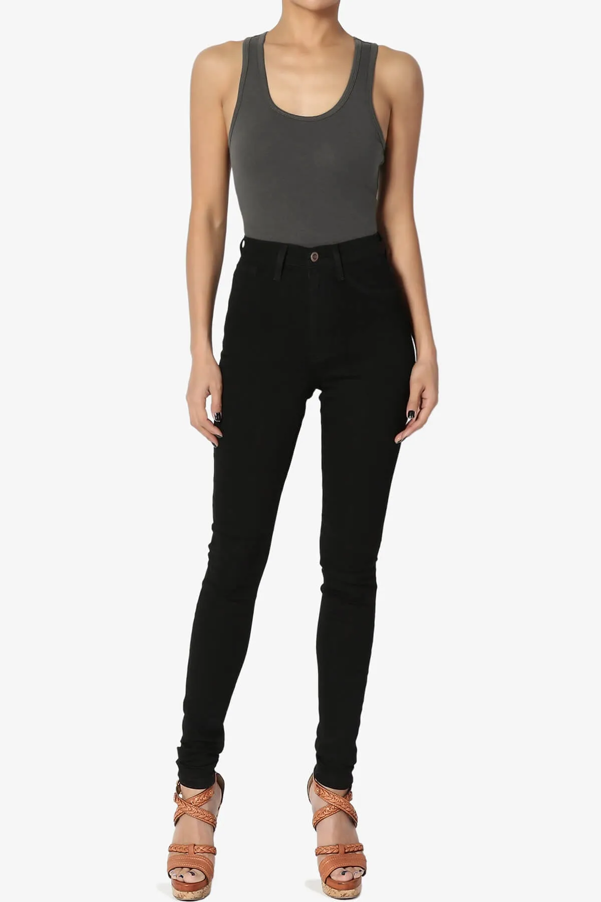 Maya Scoop Neck Tank Bodysuit