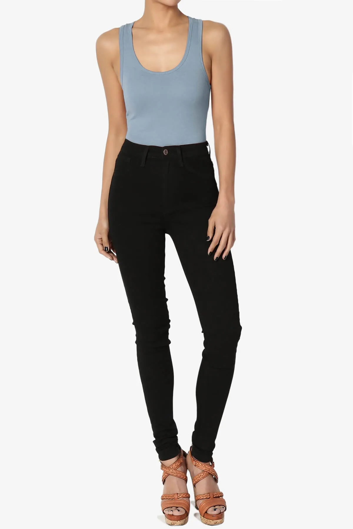 Maya Scoop Neck Tank Bodysuit