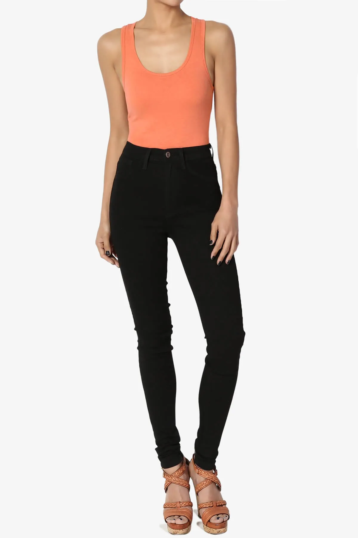Maya Scoop Neck Tank Bodysuit
