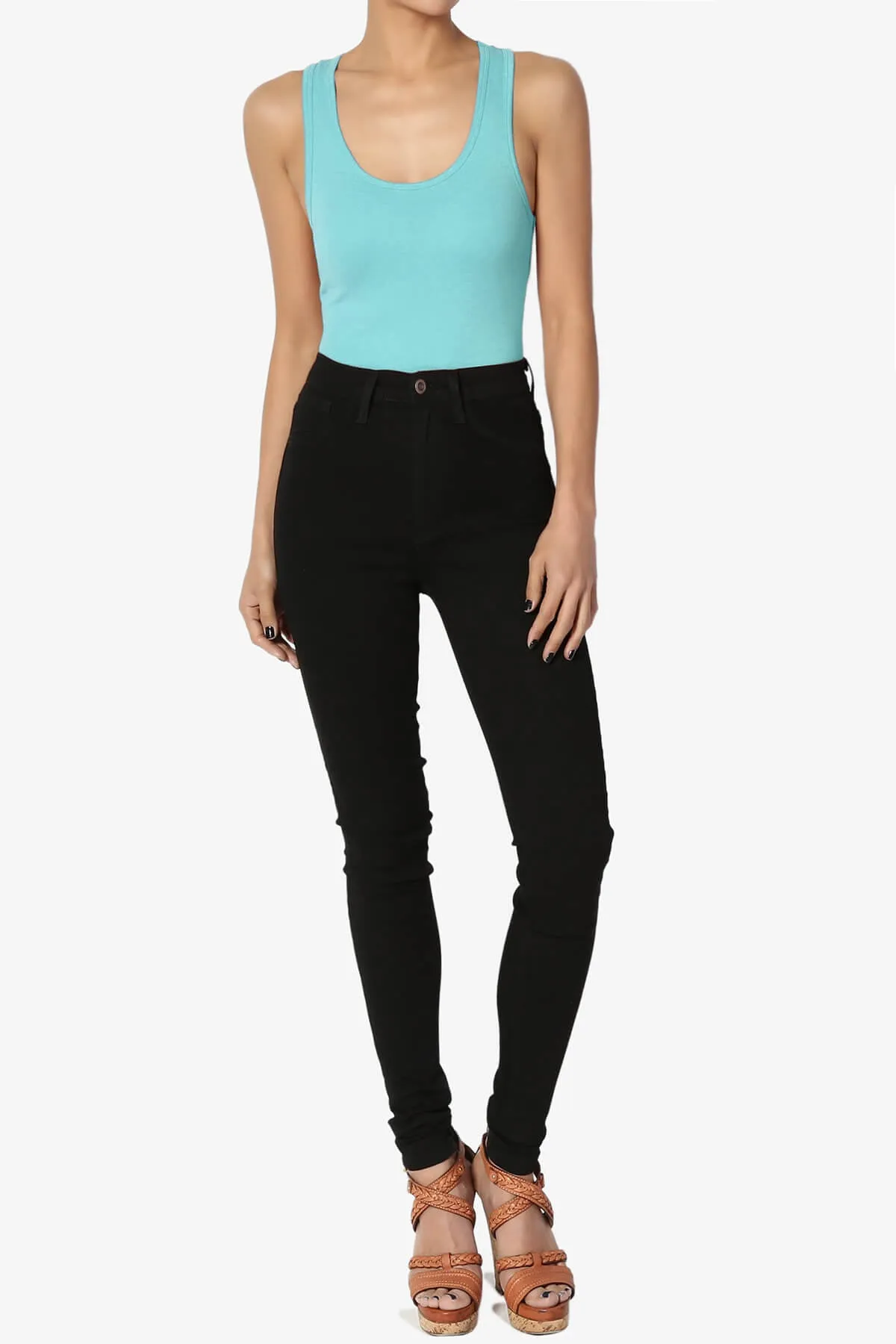 Maya Scoop Neck Tank Bodysuit