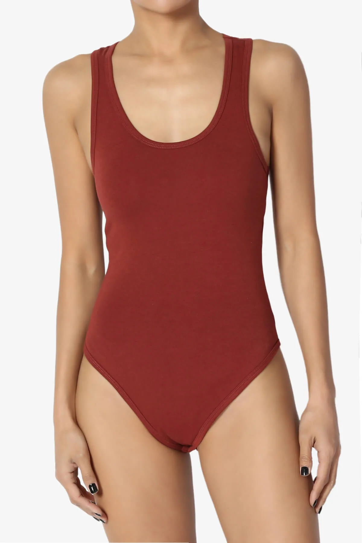 Maya Scoop Neck Tank Bodysuit