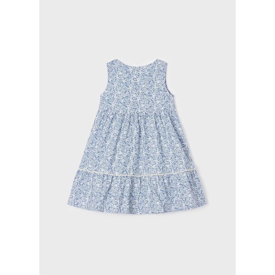 Mayoral Porcelain Crochet Motif Cotton Dress