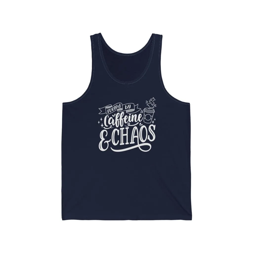 Men's Caffeine & Chaos Jersey Tank