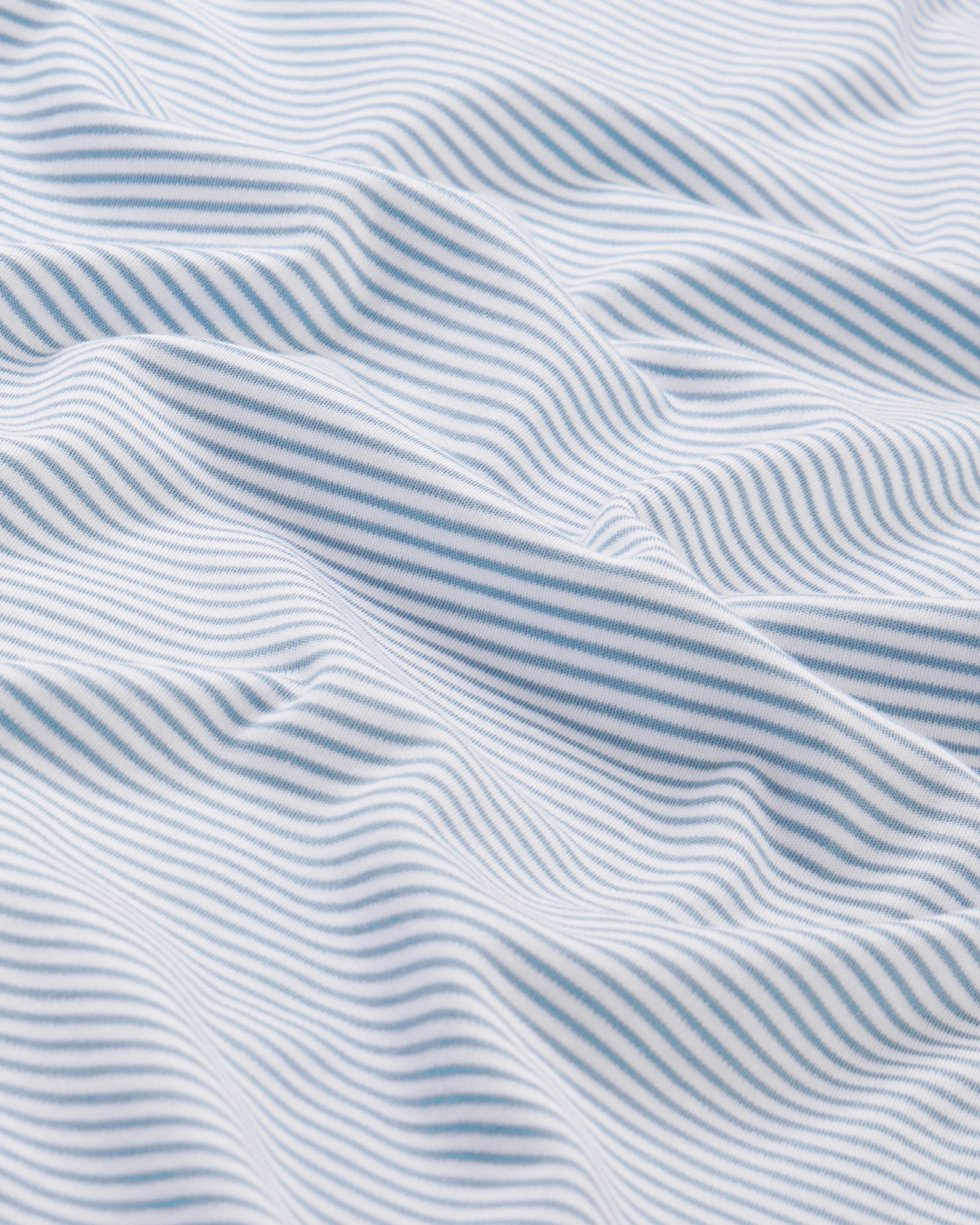 Men's Pima Crewneck Tee in Anchor Blue Bar Stripe