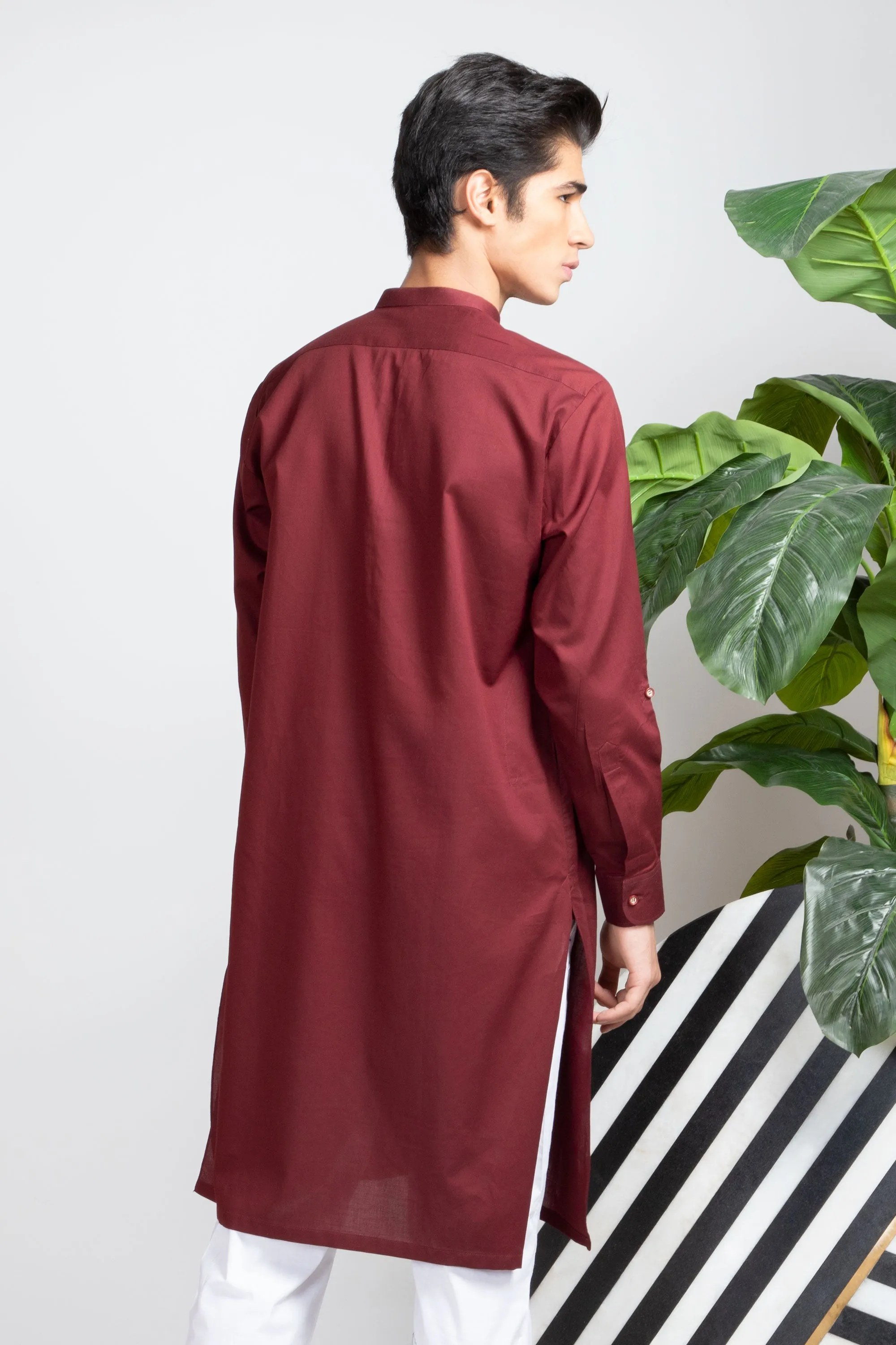 Merlot Cotton Kurta