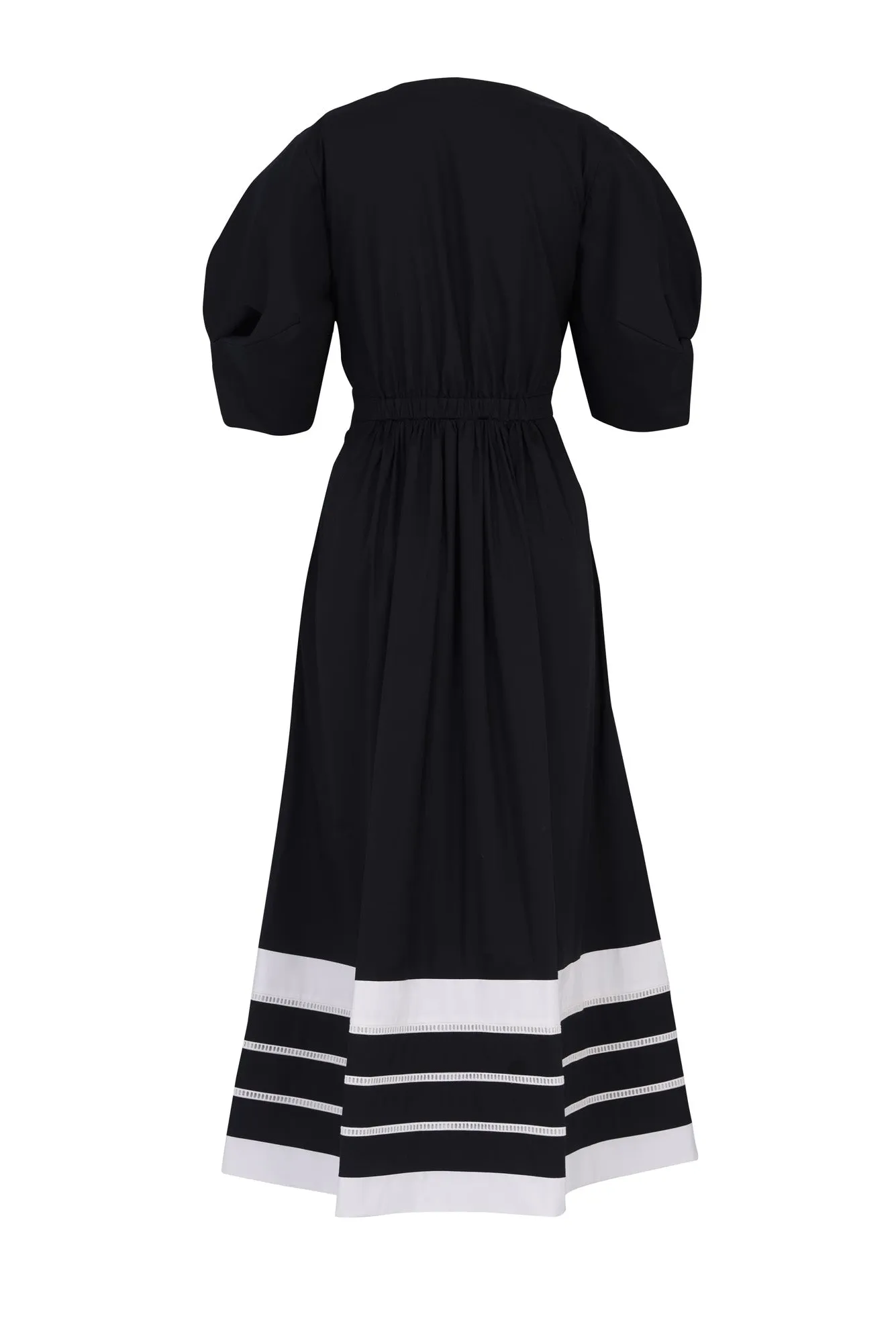 Miel Dress in Black / White