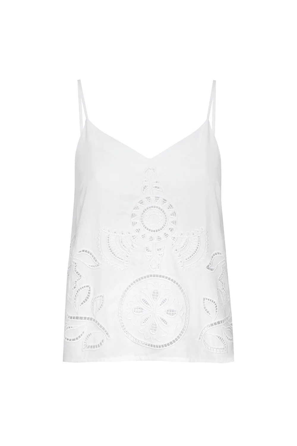 MISA - Marcela Top - White Eyelet