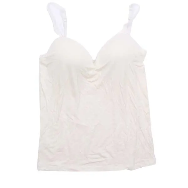Modal Adjustable Strap Built In Bra Self Mold Bra Tank Top Camisole