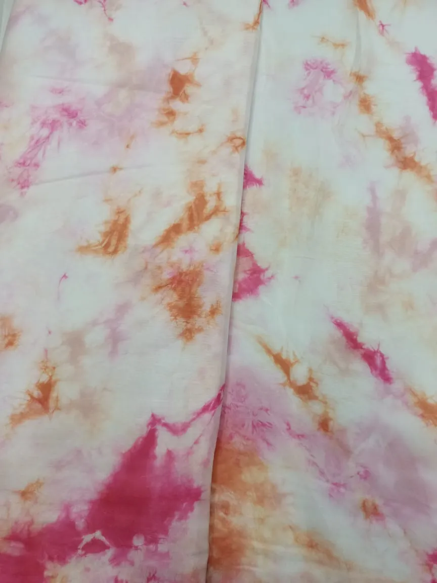 Modal Soft Muslin Tie dye Fabrics