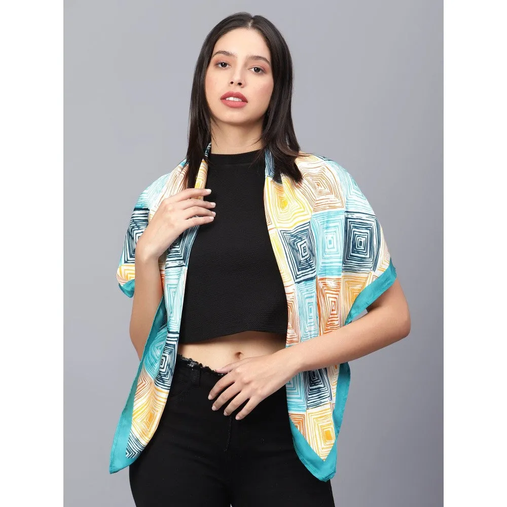 Modarta By Kamakshi Abstract Print Viscose Scarf for Women