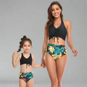 Mom & Child Matching Two Piece Swimsuit