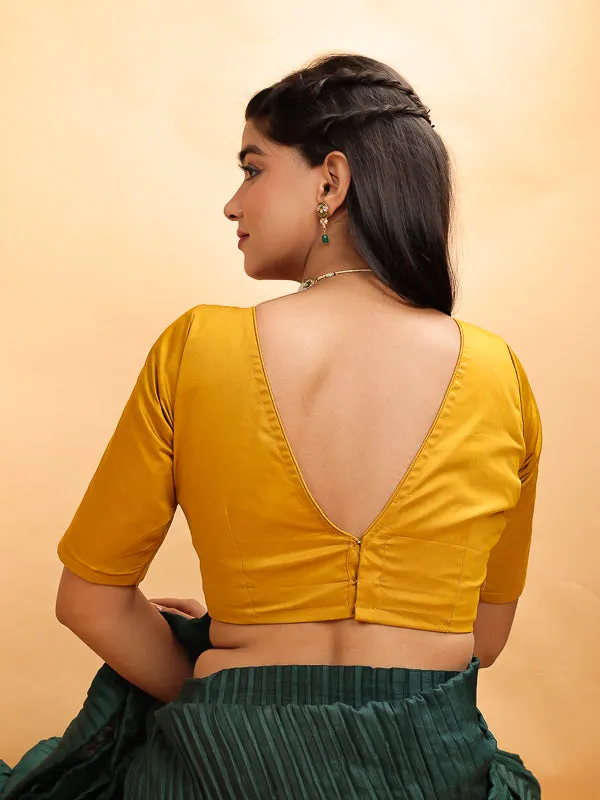 Mustard Yellow Cotton Blouse