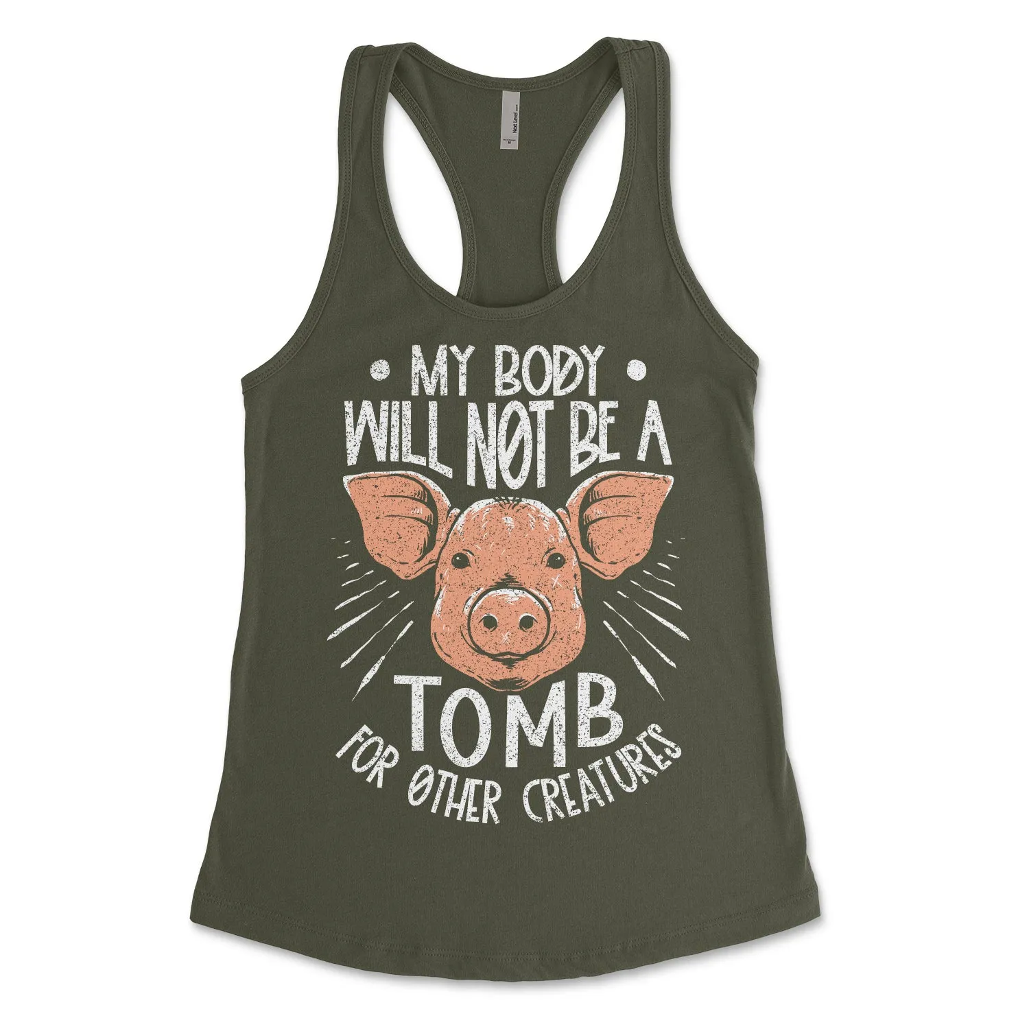 My Body Will Not Be A Tomb Women's Tank Top