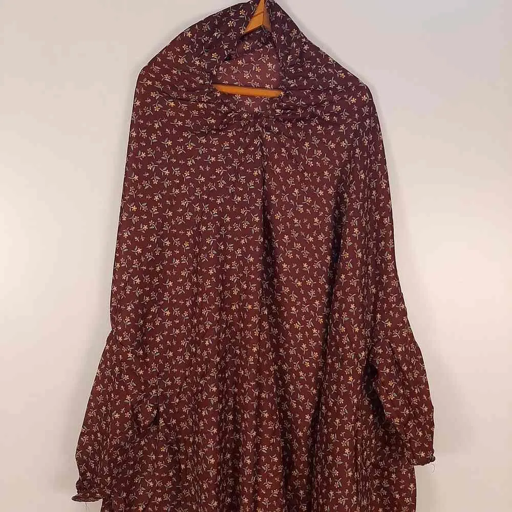 Namaz Chadar With Sleeves Printed Lawn - SH02