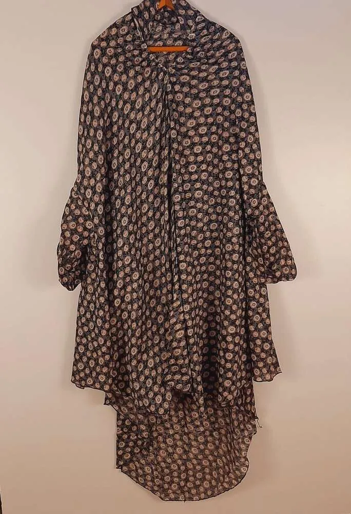 Namaz Chadar With Sleeves Printed Lawn - SH02