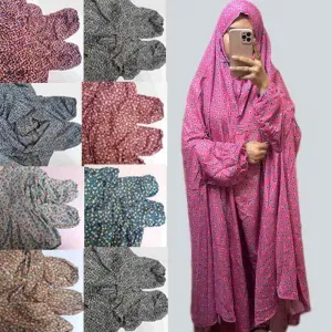 Namaz Chadar With Sleeves Printed Lawn - SH02