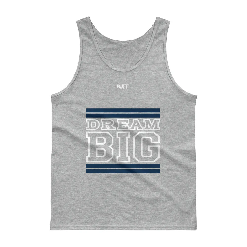Navy and White Dream Big Tank tops