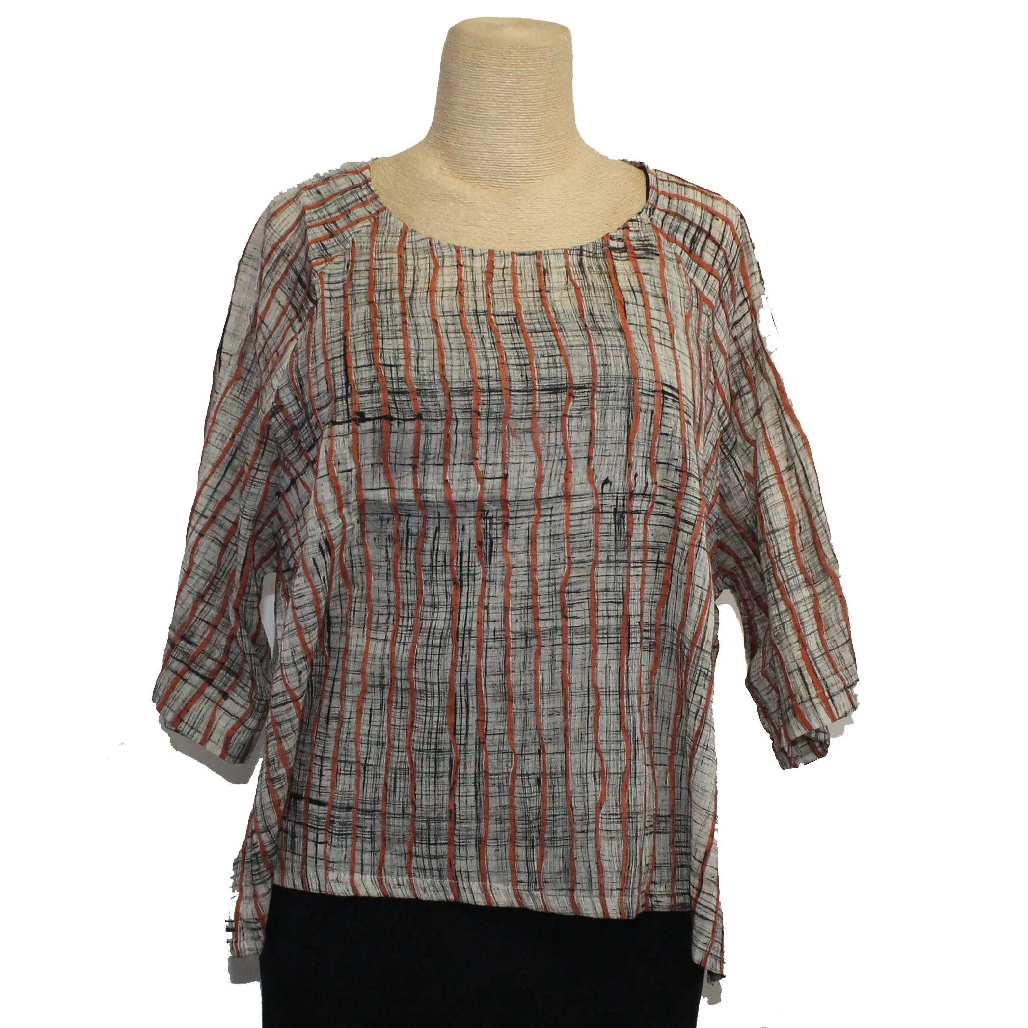 Neeru Kumar Pullover, Beige/Orange/Black, L