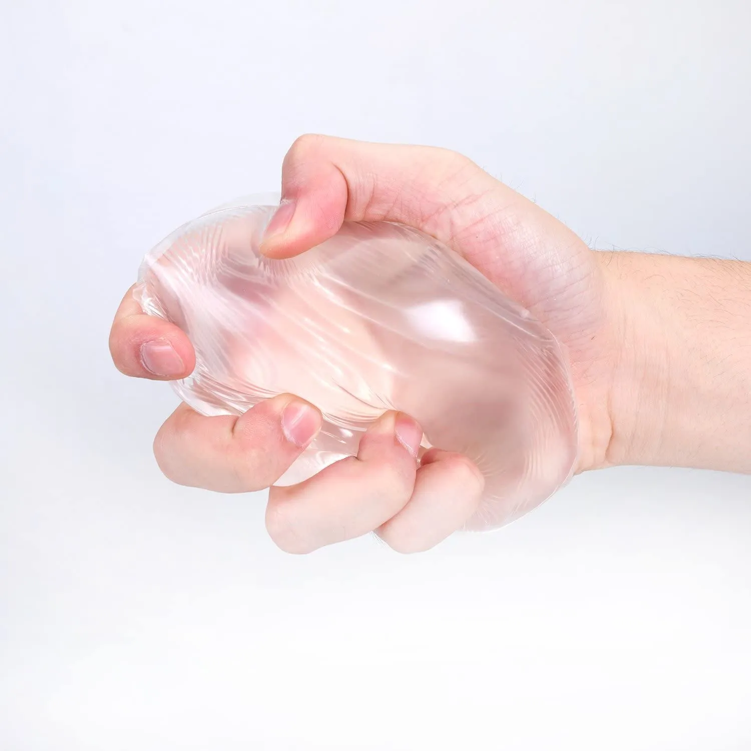 New (Clear) - Silicone Breast Inserts - Waterproof Enhancer Clear Gel Push Up Bra Inserts for Swimsuits & Bikini