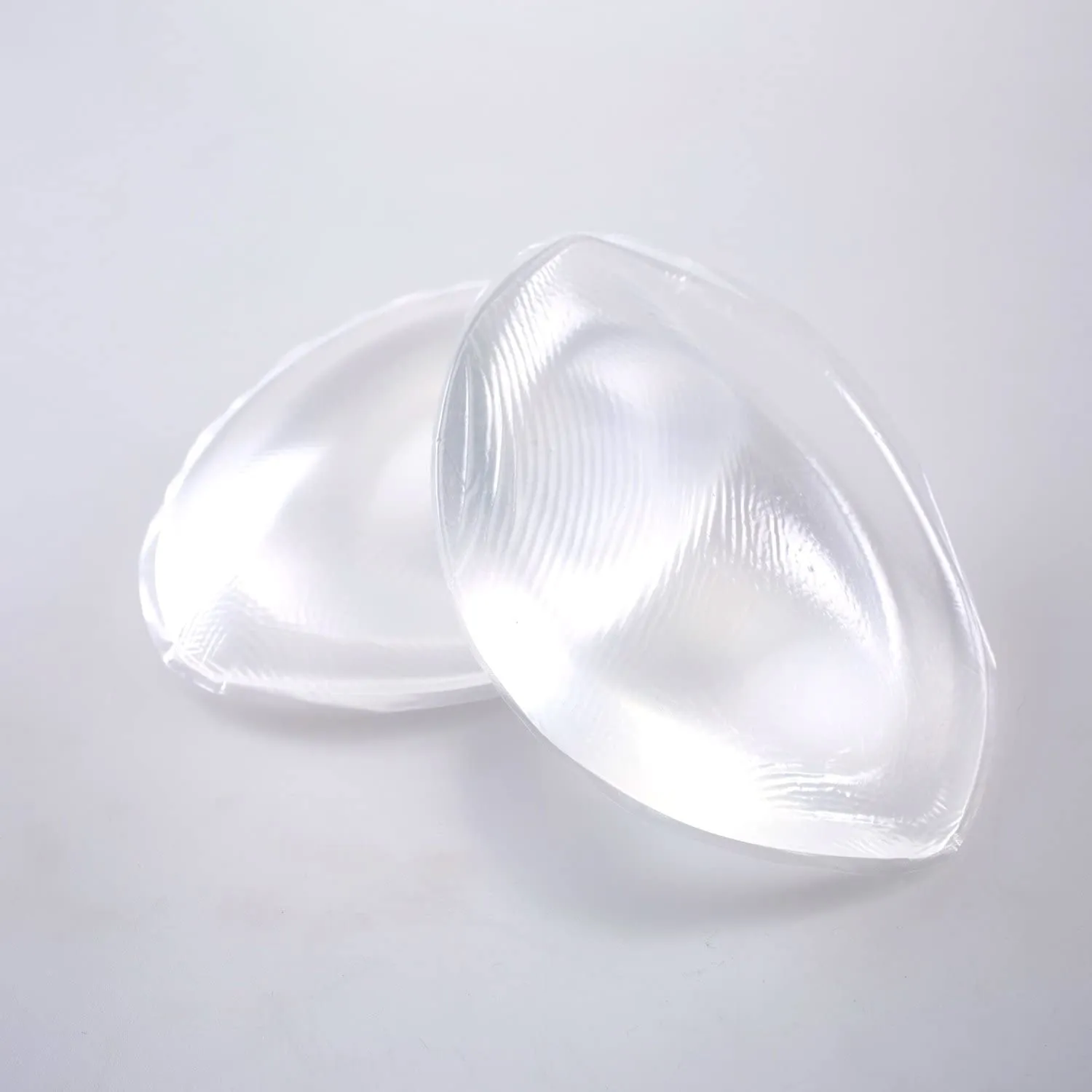 New (Clear) - Silicone Breast Inserts - Waterproof Enhancer Clear Gel Push Up Bra Inserts for Swimsuits & Bikini