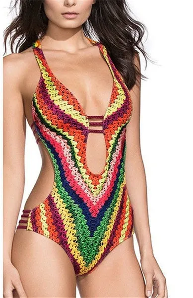 NewPush-Up Triangle Bikini Swimsuit Set