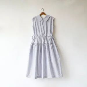 Nicholson & Nicholson Cotton Sleeveless Dress - Blue Stripe
