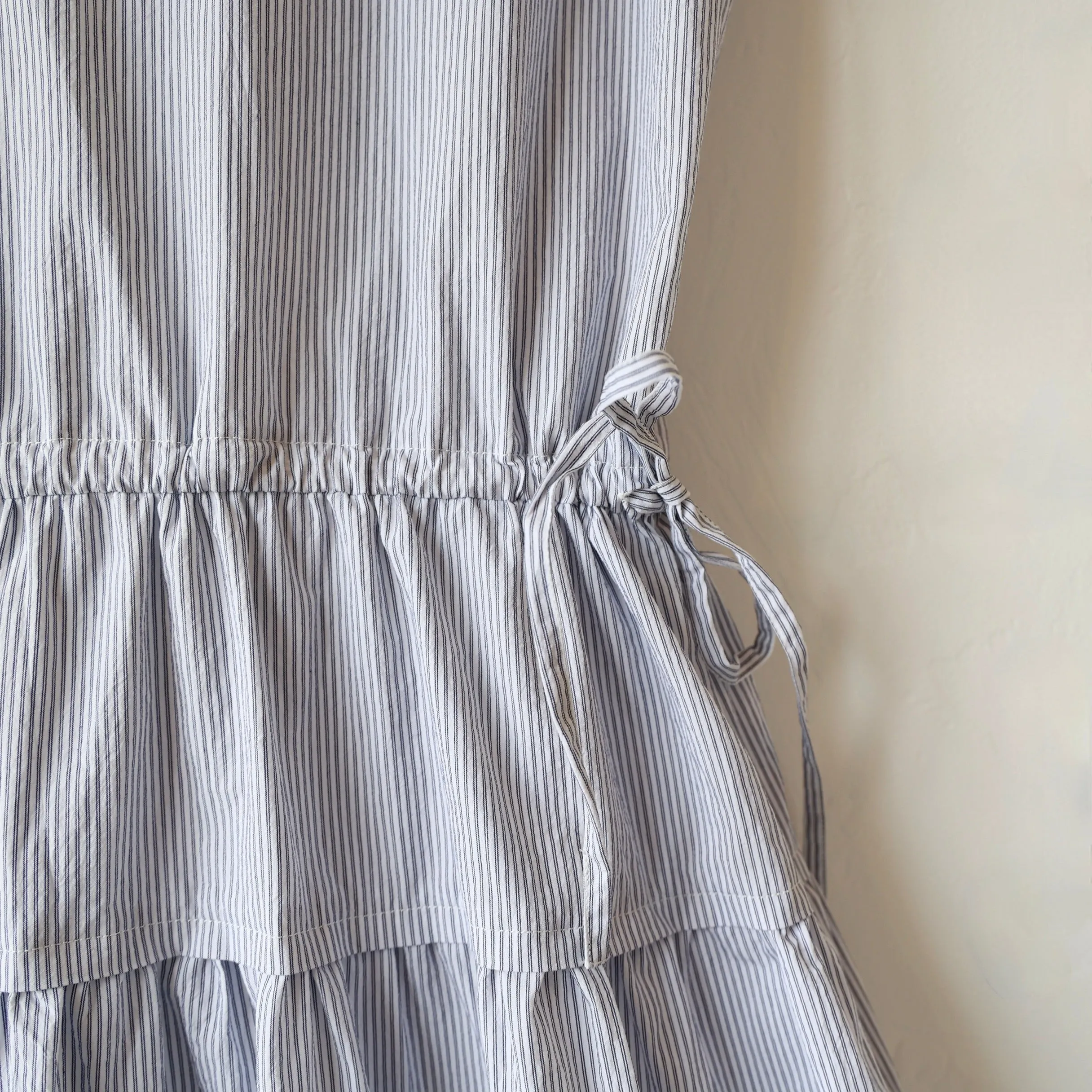 Nicholson & Nicholson Cotton Sleeveless Dress - Blue Stripe