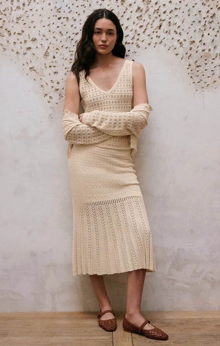 Nilo Crochet Tank Sea Salt
