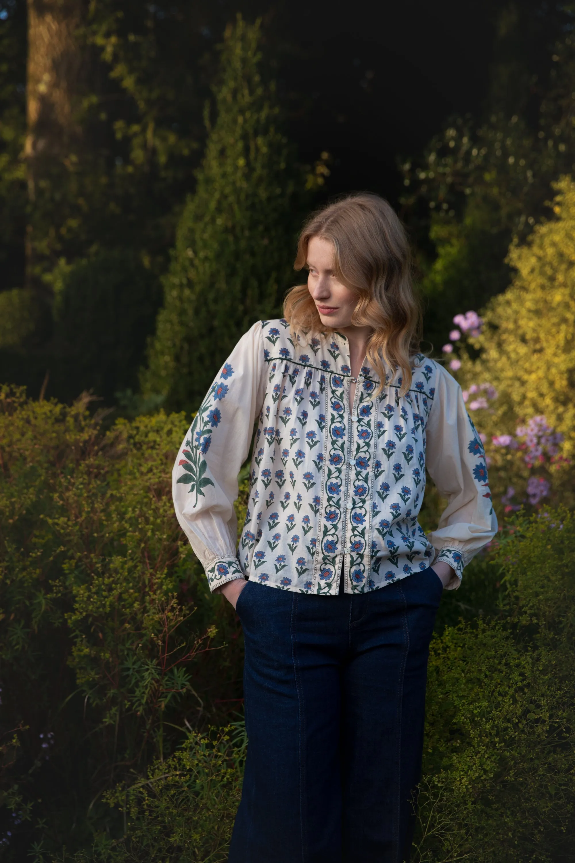 Nimes Shirt in Kashmir Flower