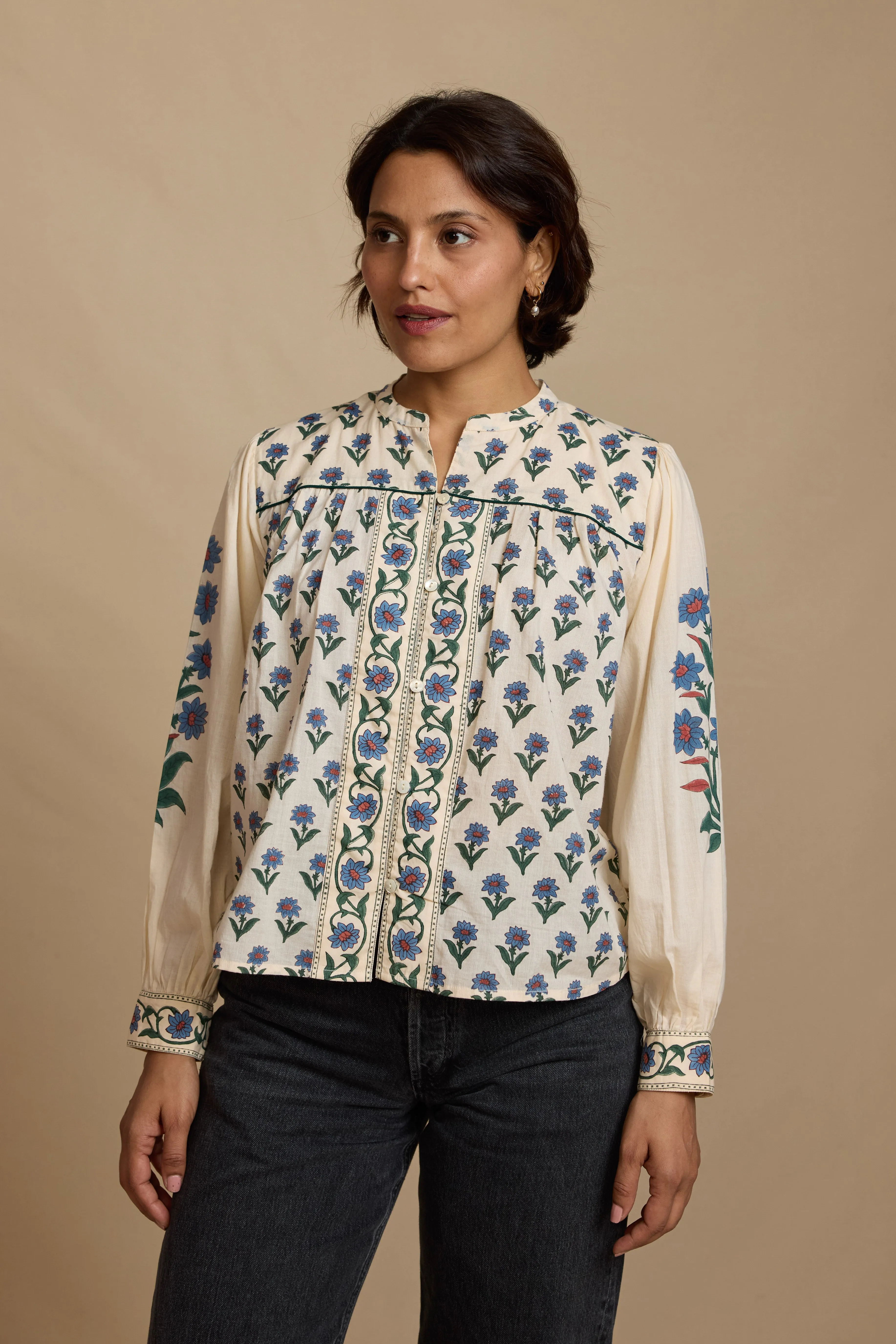Nimes Shirt in Kashmir Flower