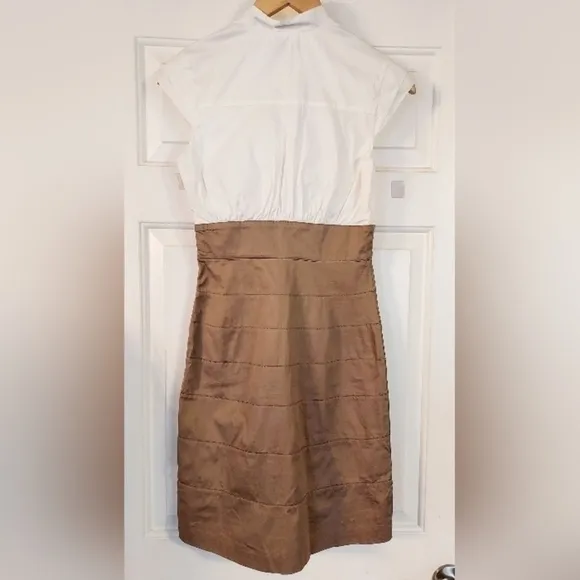 Nwt - Max and Cleo By BCBG Max Azaria Sleeveless Dress Ruffle Detail Size 2.