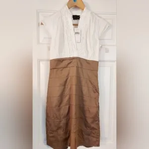Nwt - Max and Cleo By BCBG Max Azaria Sleeveless Dress Ruffle Detail Size 2.