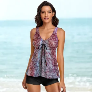 Octopus Women's Two Piece Cover Up Swimsuit