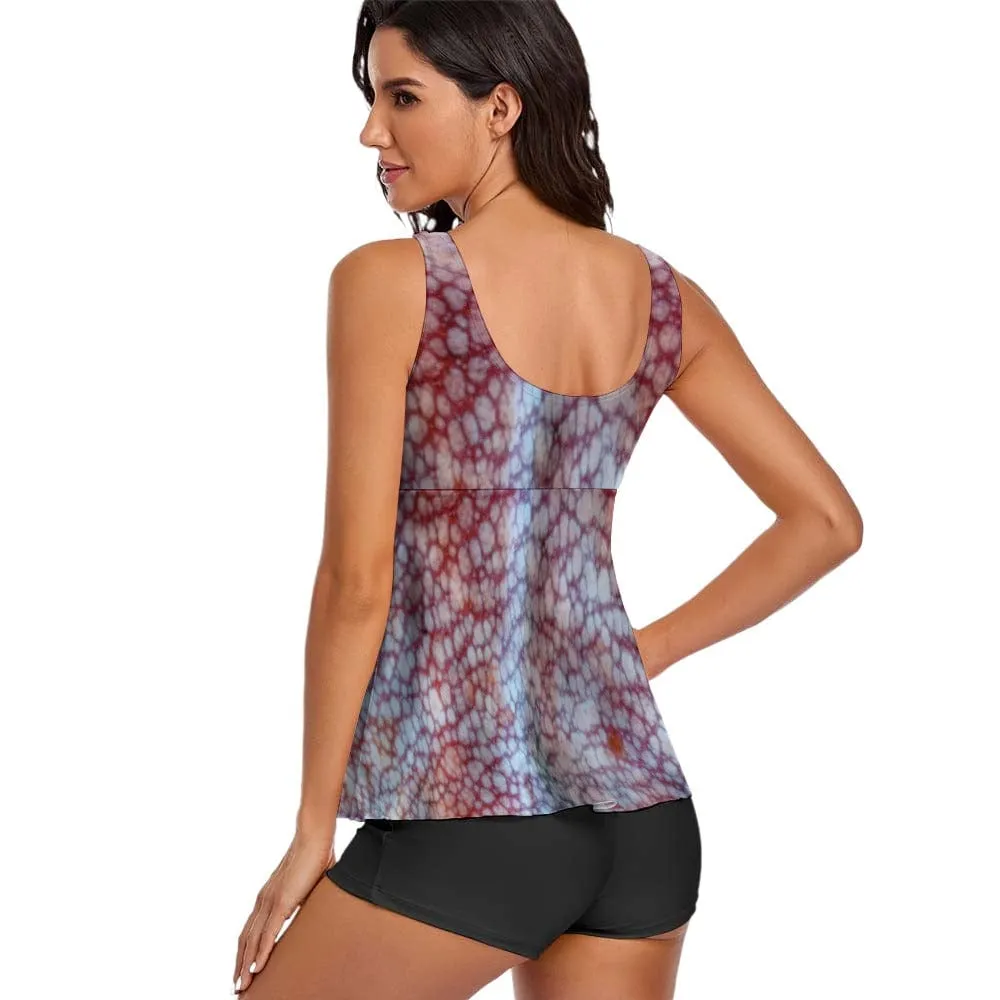 Octopus Women's Two Piece Cover Up Swimsuit