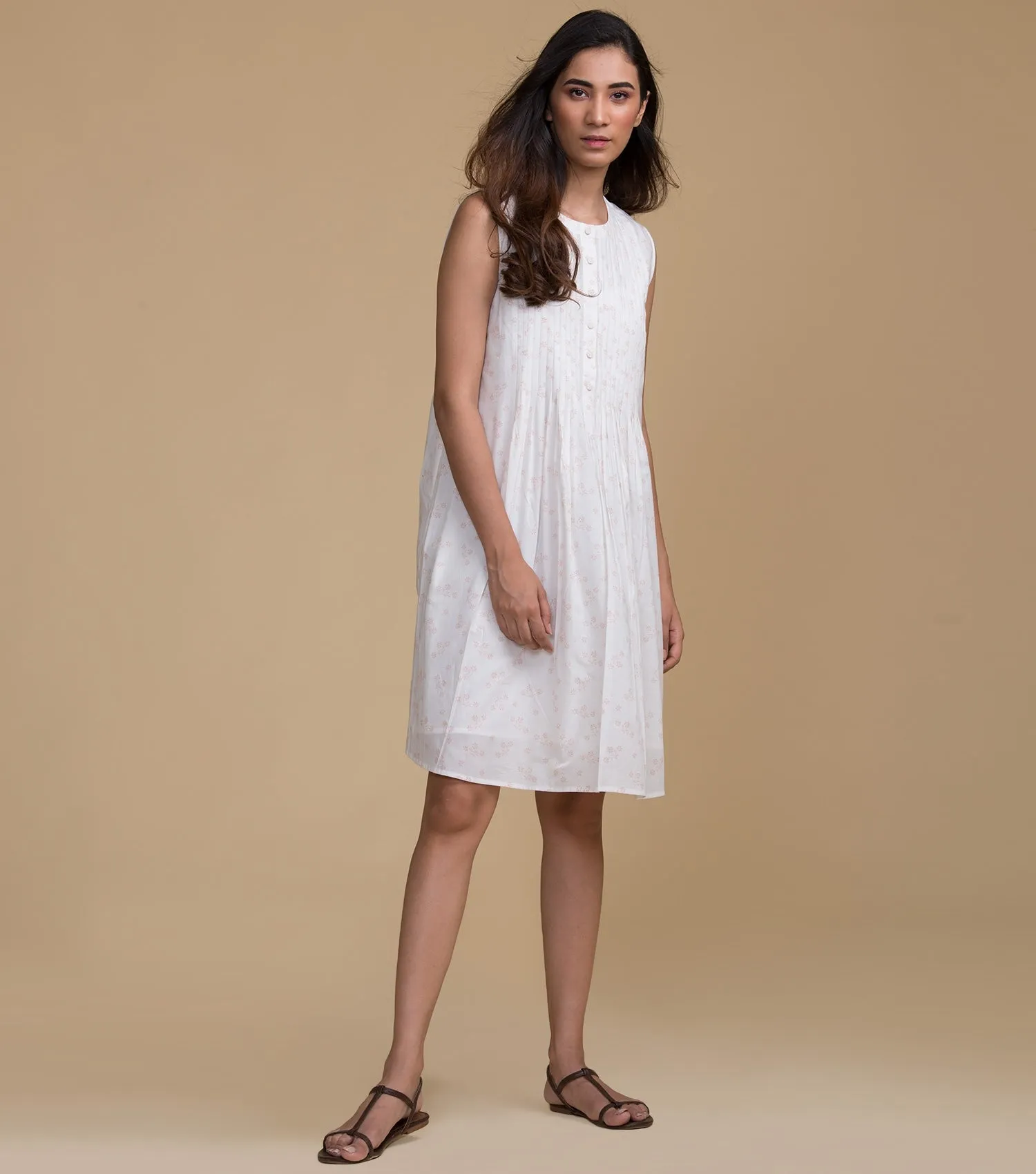 Off-White floral cotton dress