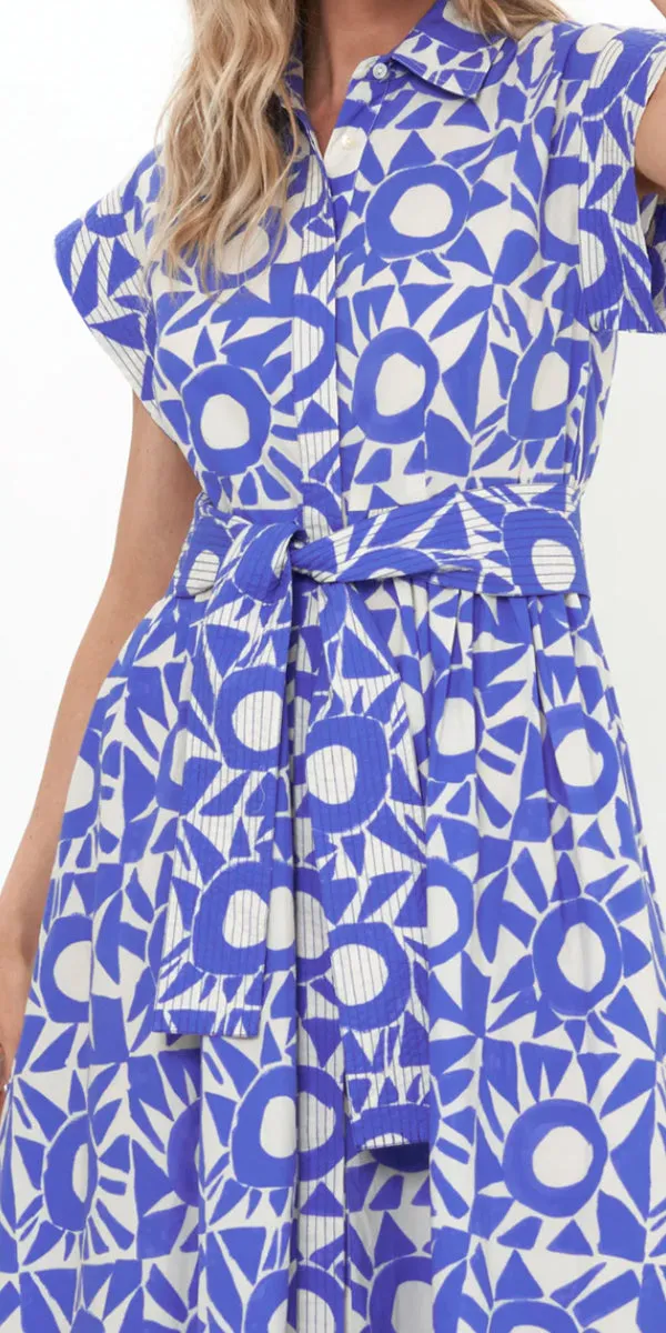Oliphant Belted Shirt Dress